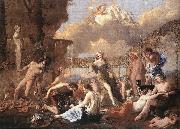 POUSSIN, Nicolas The Empire of Flora af oil painting